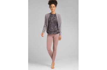 Image of prAna Foundation Shrug Sweaters - Womens, Heather Grey, Small, W23190958-HTGY-S
