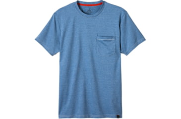 Image of prAna Ganaway Tee - Men's -Classic Blue-X-Large