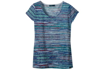 Image of prAna Garland Tee - Women's-Blue-Medium