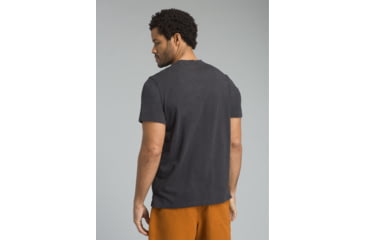 Image of prAna Garrity Short Sleeve Crew T-Shirt - Mens, Black, Large, M11181405-BLK-L
