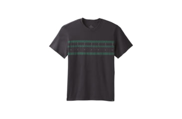 Image of prAna Garrity Short Sleeve Crew T-Shirt - Mens, Black, Large, M11181405-BLK-L