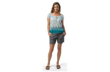 Image of prAna Gigi Top - Women's-Turquoise-Small