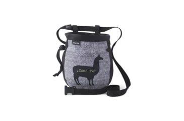 Image of prAna Graphic Chalk Bag with Belt, Black Llama, One Size, U61171807-BKLL-O/S