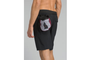 Image of prAna Graphic Chalk Bag with Belt, Lone Wolf, One Size, U61171807-LOWF-O/S
