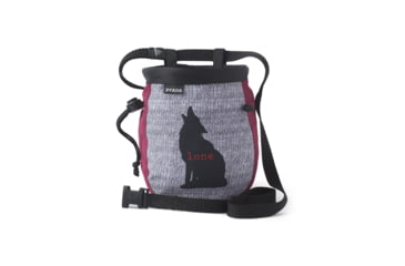 Image of prAna Graphic Chalk Bag with Belt, Lone Wolf, One Size, U61171807-LOWF-O/S