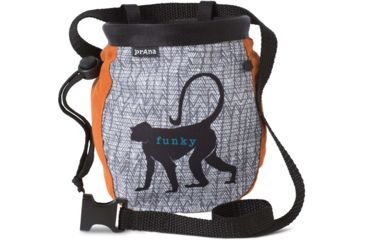 Image of prAna Graphic Chalk Bag with Belt, Russet Monkey, One Size, U61171807-RUMO-O/S