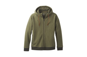 Image of prAna Halgren Urban Full Zip Hoodie - Men's, Cargo Green Heather, X-Large, M21181412-CGHT-XL