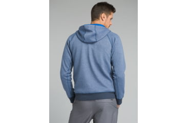 Image of prAna Halgren Urban Full Zip Hoodie - Mens, Equinox Blue Heather, XSmall, M21181412-EBHT-XS