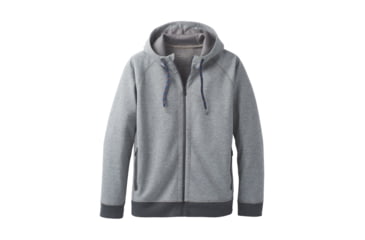 Image of prAna Halgren Urban Full Zip Hoodie - Mens, Gravel Heather, Medium, M21181412-GRHT-M