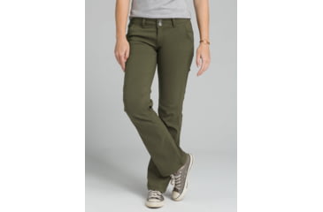 Image of prAna Halle Pant - Womens, Cargo Green, 10, Short Inseam, W4HASH113-CAGR-10