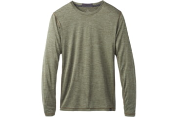 Image of prAna Hardesty Long Sleeve Tee - Men's-Cargo Green-Small