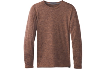 Image of prAna Hardesty Long Sleeve Tee - Men's-Tree Bark-Small