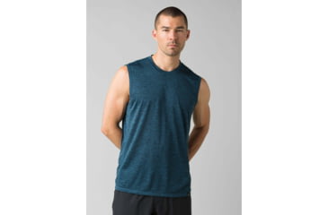 Image of prAna Hardesty Tank - Mens, Atlantic Stripe, Small, M11170401-ATST-S