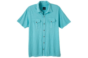 Image of prAna Hayes Button Down Shirt - Men's-Niagara-Small