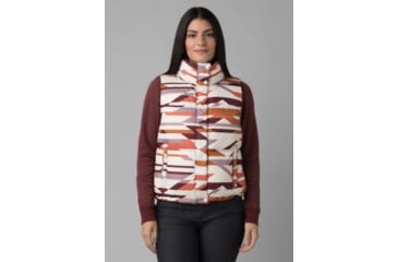 Image of prAna Hellebore Vest - Women's, Small, Rose Hips Geo, 1970021-650-S