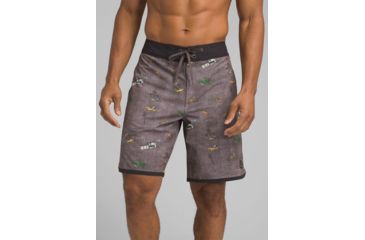 Image of prAna High Seas Boardshort, Granite Big Island, 28 Waist, M3HSEA116 -078-28