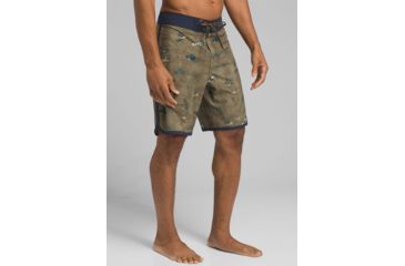 Image of prAna High Seas Boardshort, Green Big Island, 28 Waist, M3HSEA116 -373-28
