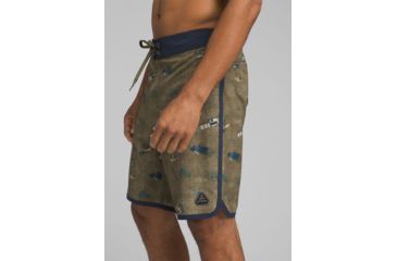 Image of prAna High Seas Boardshort, Green Big Island, 28 Waist, M3HSEA116 -373-28