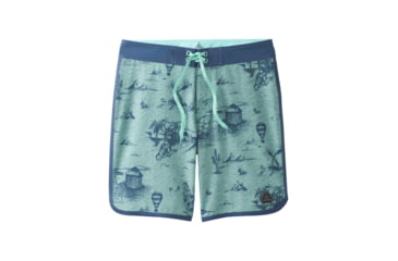 Image of prAna High Seas Short Mens, Green Island Punch, 32, M3HSEA116-GNIP-32