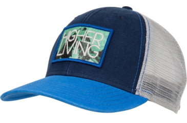 Image of prAna Higher Living Trucker Hat - Men's-Blue