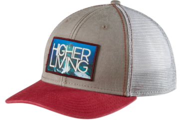 Image of prAna Higher Living Trucker Hat - Men's-Dark Khaki