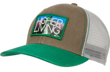 Image of prAna Higher Living Trucker Hat - Men's-Green