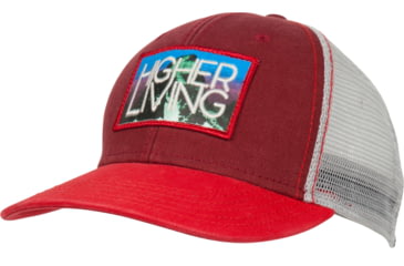Image of prAna Higher Living Trucker Hat - Men's-Red