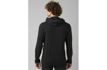 Image of prAna Hooded T-Shirt, Black, Large, 1965541-002-ST-L