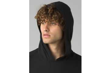 Image of prAna Hooded T-Shirt, Black, Large, 1965541-002-ST-L