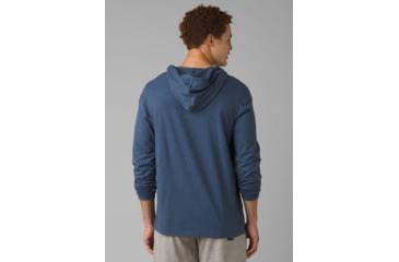 Image of prAna Hooded T-Shirt, Charcoal Heather, Small, 1965541-003-ST-S