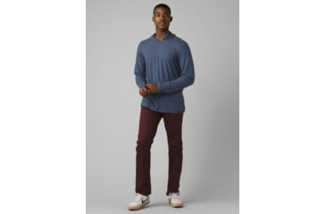 Image of prAna Hooded T-Shirt, Charcoal Heather, Small, 1965541-003-ST-S