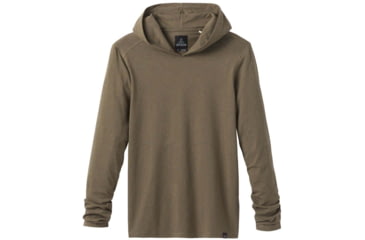 Image of prAna Hooded T-Shirt - Mens, Slate Green Heather, Extra Large, M21181338-GSHT-XL