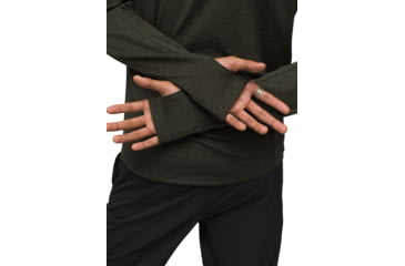 Image of prAna Ice Flow Half Zip - Mens, Evergreen Heather, Large, 1973871-301-L