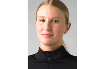 Image of prAna Ice Flow Half Zip Top - Women's, Large, Black, 1967511-001-L