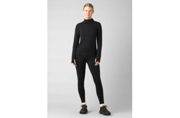 Image of prAna Ice Flow Half Zip Top - Women's, Large, Black, 1967511-001-L
