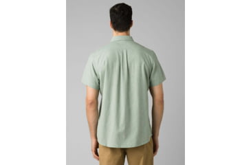 Image of prAna Jaffra Short Sleeve Shirt - Mens, Canopy, Large, M11191528-CANO-L