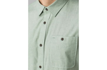 Image of prAna Jaffra Short Sleeve Shirt - Mens, Canopy, Large, M11191528-CANO-L