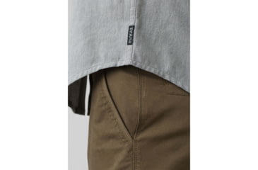 Image of prAna Jaffra Short Sleeve Shirt - Mens, Gravel, Large, M11191528-GRA-L