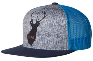 Image of prAna Journeyman Trucker Hat - Men's-Dark Cobalt-One Size