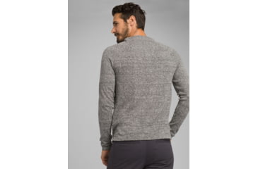 Image of prAna Kaola Crew Sweater - Mens, Grey Heather, Extra Large, M21191398-GYHT-XL