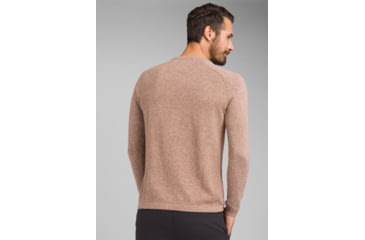 Image of prAna Kaola Crew Sweater - Mens, Sepia Heather, Extra Large, M21191398-ZEHT-XL