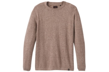 Image of prAna Kaola Crew Sweater - Mens, Sepia Heather, Extra Large, M21191398-ZEHT-XL