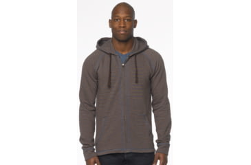 Image of prAna Kennet Full Zip Hoodie - Men's-Blue Ridge-Small