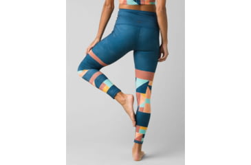 Image of prAna Kimble Printed 7/8 Legging - Womens, Liqueur Seaglass, Medium, W41202023-LQSG-M