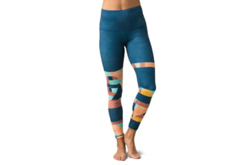 Image of prAna Kimble Printed 7/8 Legging - Womens, Liqueur Seaglass, Medium, W41202023-LQSG-M