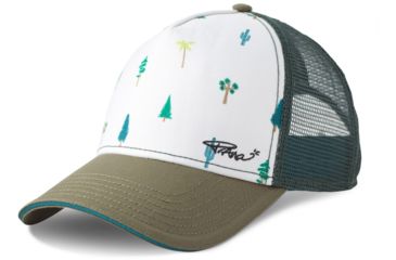 Image of prAna La Viva Trucker Cap, Cargo Green Trees, One Size, U5VIVA115-CGTR-O/S