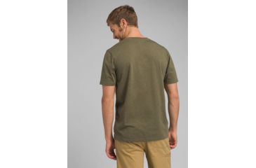 Image of prAna Later Alligator Short Sleeve T-Shirt, Cargo Green Heather, XLarge, M11191521 -319-XL