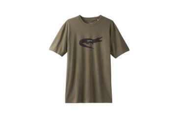 Image of prAna Later Alligator Short Sleeve T-Shirt - Mens, Cargo Green Heather, Small, M11191521 -319-S