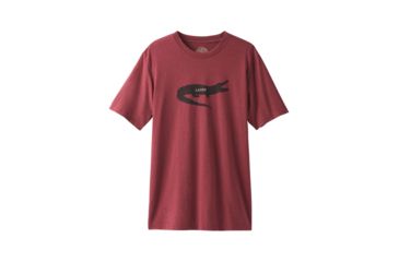 Image of prAna Later Alligator Short Sleeve T-Shirt - Mens, Rusted Roof Heather, Large, M11191521 -612-L