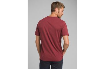 Image of prAna Later Alligator Short Sleeve T-Shirt, Rusted Roof Heather, XLarge, M11191521 -612-XL